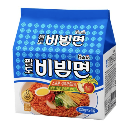 팔도 비빔면 멀티팩 5개입