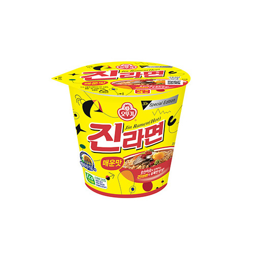 진라면 매운맛 작은컵 6입