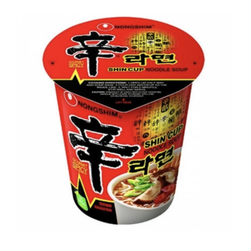 신라면 컵라면 작은컵 6입