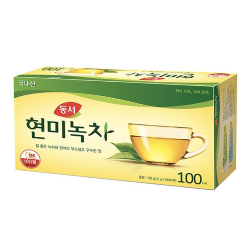 동서 현미녹차 100T