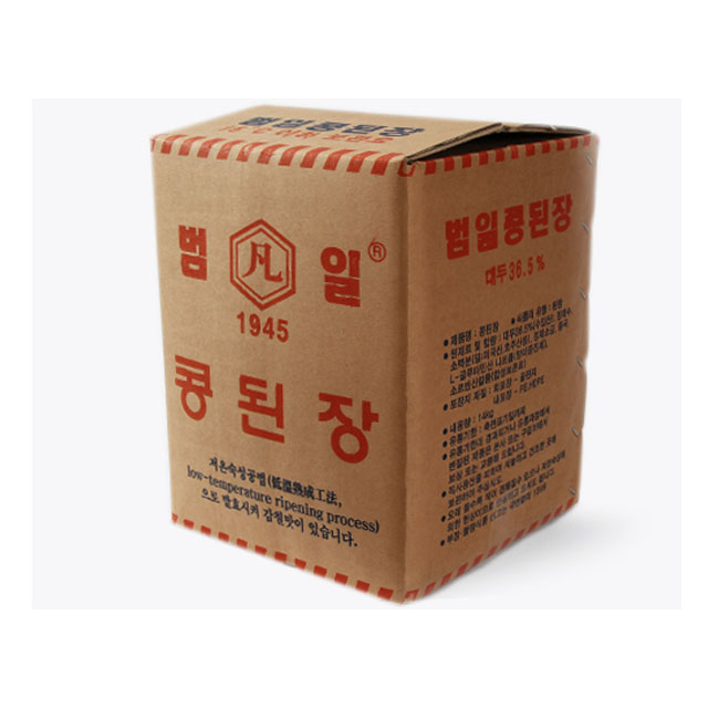 범일콩된장 14kg 고깃집 업소용 콩된장 찌개용된장 특대형