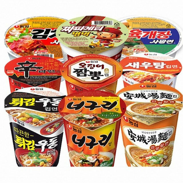 컵라면 소컵 6입 인기모음 골라담기(신라면,새우탕,튀김,오징어짬뽕,김치,육개장,짜파,너구리,삼양,불닭)